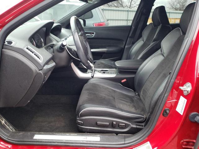 19UUB3F66JA001904 - 2018 ACURA TLX TECH+A Красный фото 7