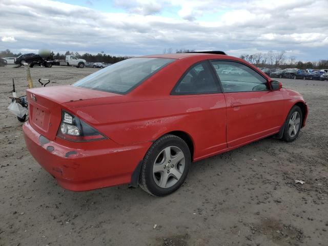 1HGEM22064L070238 - 2004 HONDA CIVIC EX RED photo 3