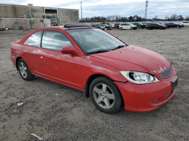 1HGEM22064L070238 - 2004 HONDA CIVIC EX RED photo 4