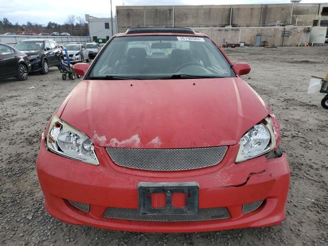 1HGEM22064L070238 - 2004 HONDA CIVIC EX RED photo 5