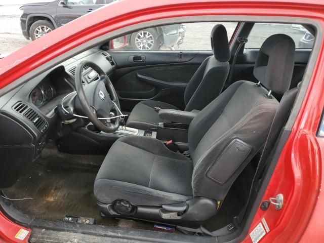 1HGEM22064L070238 - 2004 HONDA CIVIC EX RED photo 7