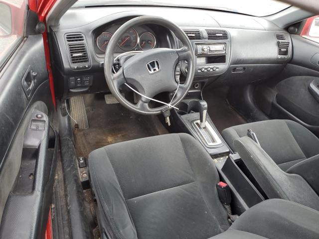 1HGEM22064L070238 - 2004 HONDA CIVIC EX RED photo 8