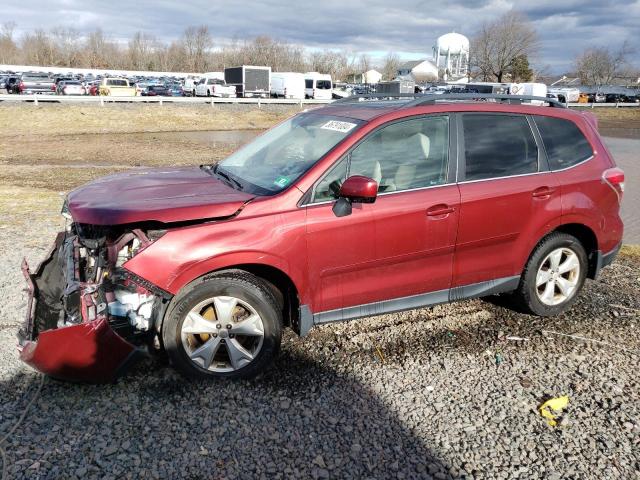 JF2SJAHC4FH455147 - 2015 SUBARU FORESTER 2.5I LIMITED BURGUNDY photo 1