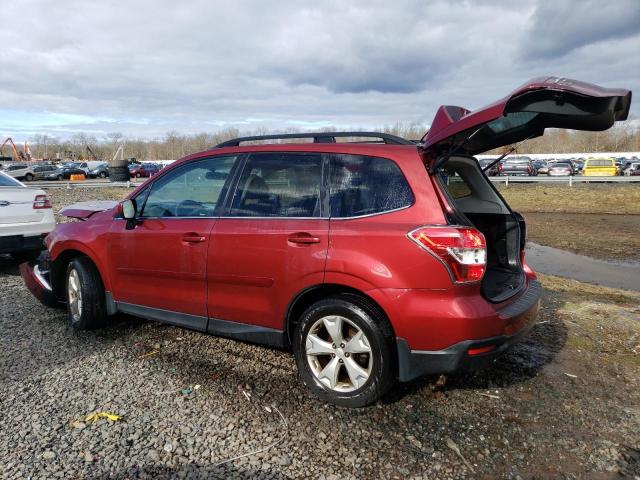 JF2SJAHC4FH455147 - 2015 SUBARU FORESTER 2.5I LIMITED BURGUNDY photo 2