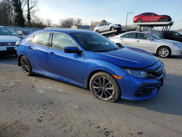 SHHFK7H6XLU422626 - 2020 HONDA CIVIC EX BLUE photo 4