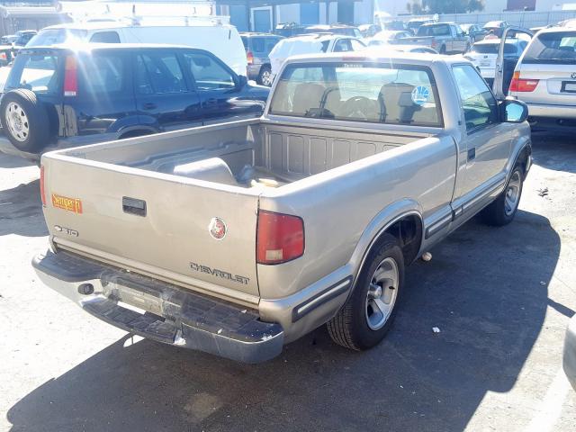 1GCCS1447X8169616 - 1999 CHEVROLET S TRUCK S10  photo 4