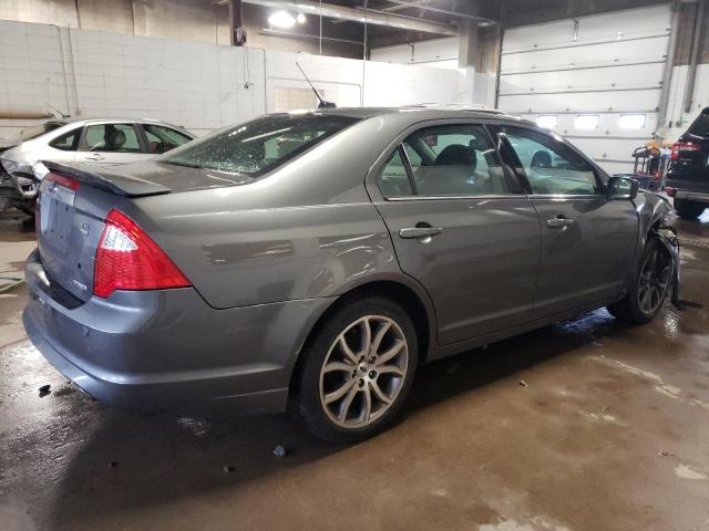 3FAHP0CG3CR130565 - 2012 FORD FUSION SEL GRAY photo 3