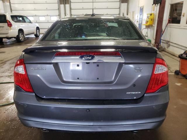 3FAHP0CG3CR130565 - 2012 FORD FUSION SEL GRAY photo 6