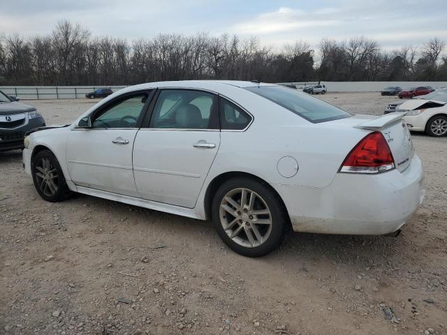 2G1WC5E36D1203589 - 2013 CHEVROLET IMPALA LTZ WHITE photo 2