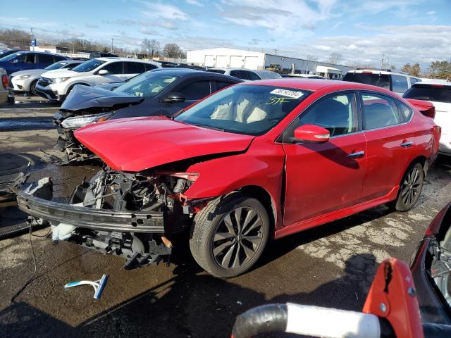 3N1AB7AP6KY318722 - 2019 NISSAN SENTRA S RED photo 1