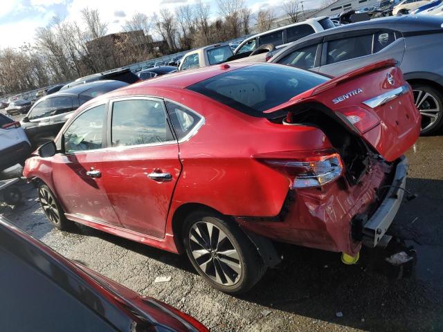 3N1AB7AP6KY318722 - 2019 NISSAN SENTRA S RED photo 2