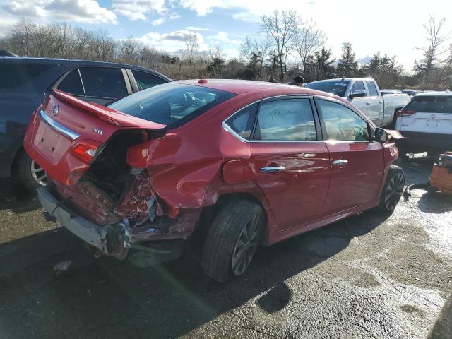 3N1AB7AP6KY318722 - 2019 NISSAN SENTRA S RED photo 3