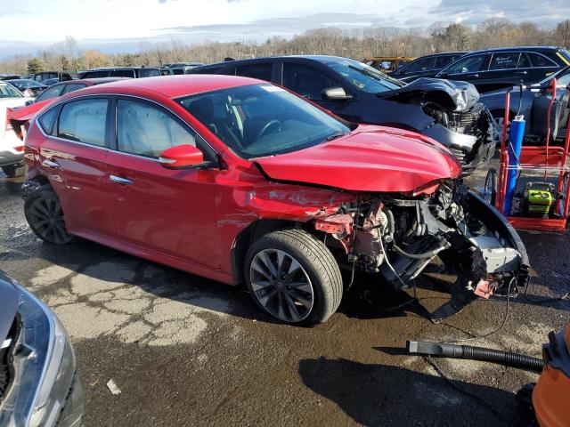 3N1AB7AP6KY318722 - 2019 NISSAN SENTRA S RED photo 4