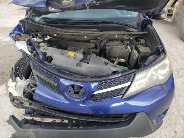 2T3BFREV9FW270753 - 2015 TOYOTA RAV4 LE BLUE photo 11