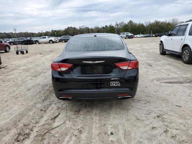 1C3CCCBB8GN126001 - 2016 CHRYSLER 200 S BLACK photo 6