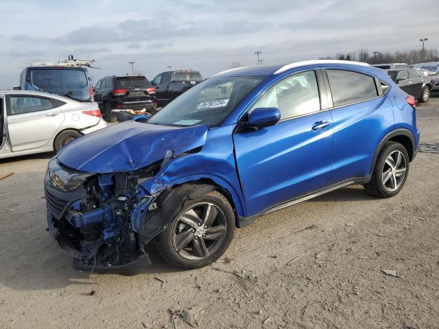 3CZRU6H58MM733859 - 2021 HONDA HR-V EX BLUE photo 1