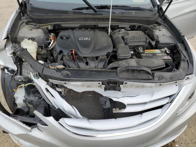 5NPEB4AC8DH704228 - 2013 HYUNDAI SONATA GLS SILVER photo 11