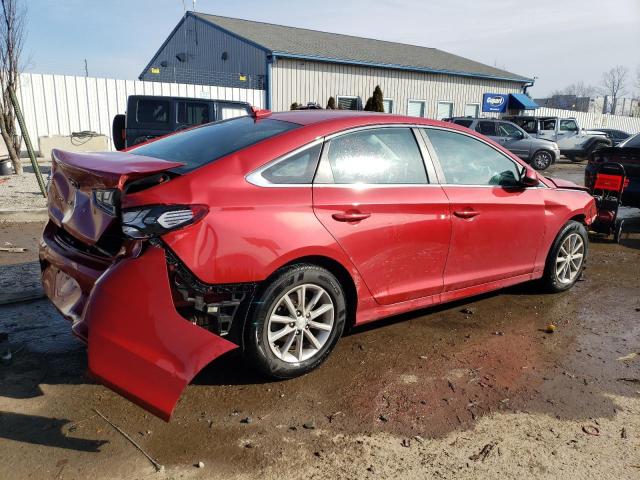 5NPE24AF7KH817904 - 2019 HYUNDAI SONATA SE RED photo 3