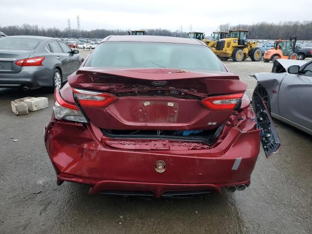 4T1B11HKXJU616358 - 2018 TOYOTA CAMRY L RED photo 6