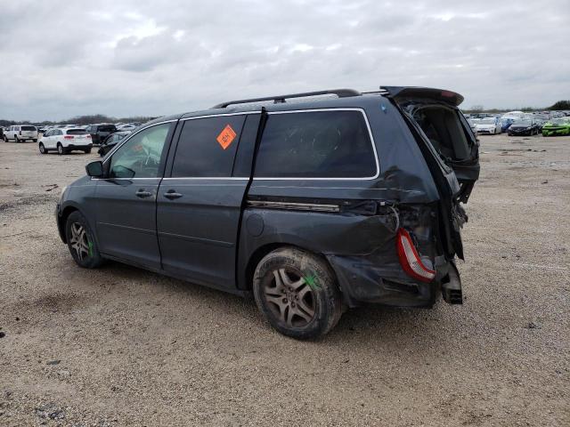 5FNRL38705B076246 - 2005 HONDA ODYSSEY EXL GRAY photo 2