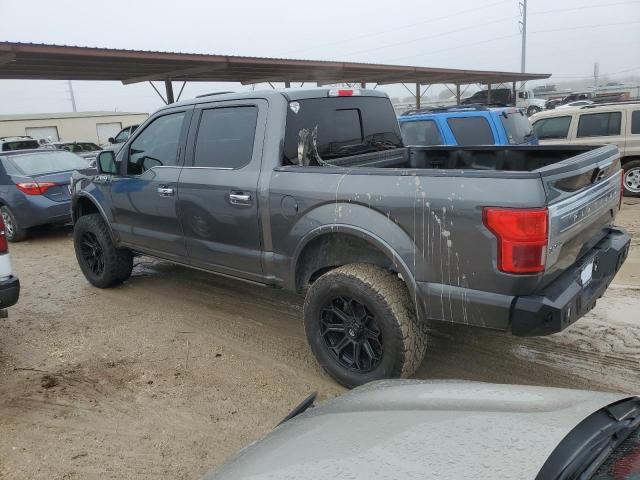 1FTEW1E42KFC25641 - 2019 FORD F150 SUPERCREW GRAY photo 2