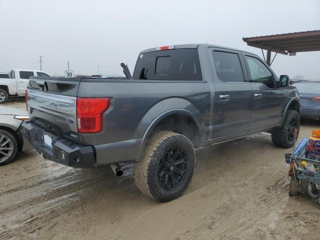 1FTEW1E42KFC25641 - 2019 FORD F150 SUPERCREW GRAY photo 3