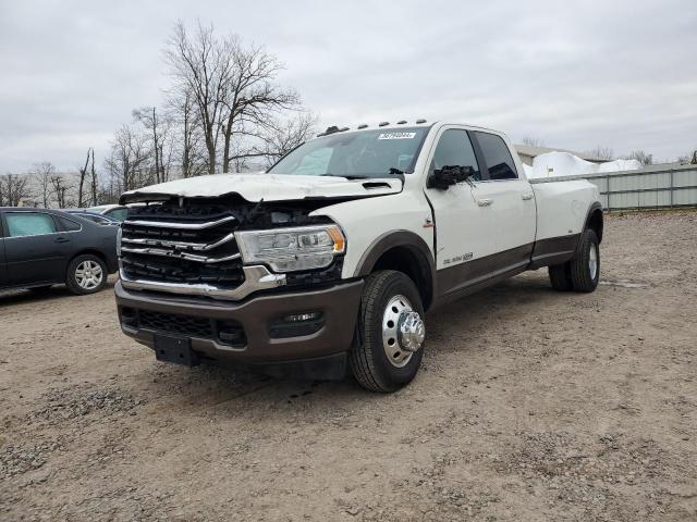 3C63RRKL7KG715538 - 2019 RAM 3500 LONGHORN WHITE photo 1