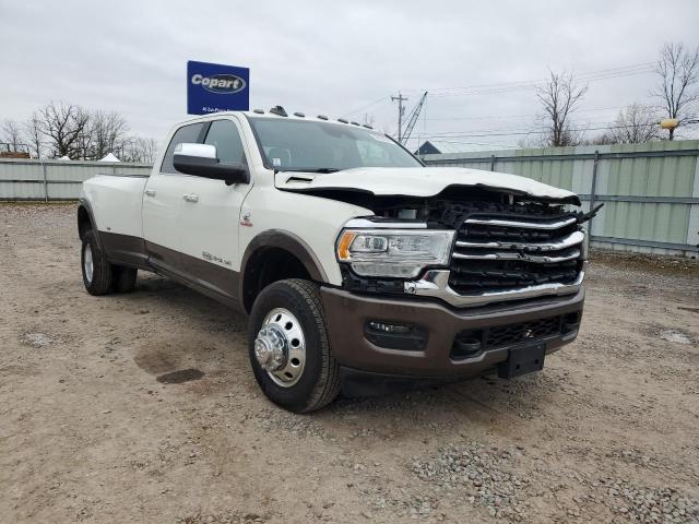 3C63RRKL7KG715538 - 2019 RAM 3500 LONGHORN WHITE photo 4