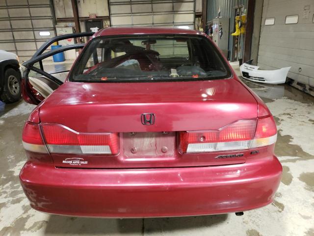 1HGCG56622A100567 - 2002 HONDA ACCORD EX BURGUNDY photo 6