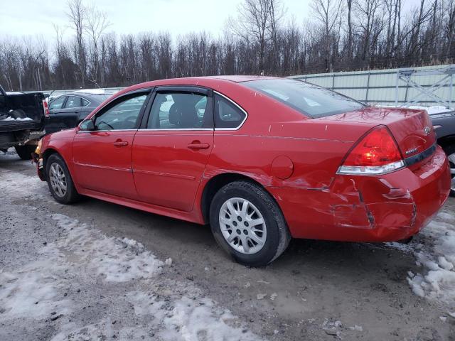 2G1WD5EM7B1216760 - 2011 CHEVROLET IMPALA POLICE RED photo 2