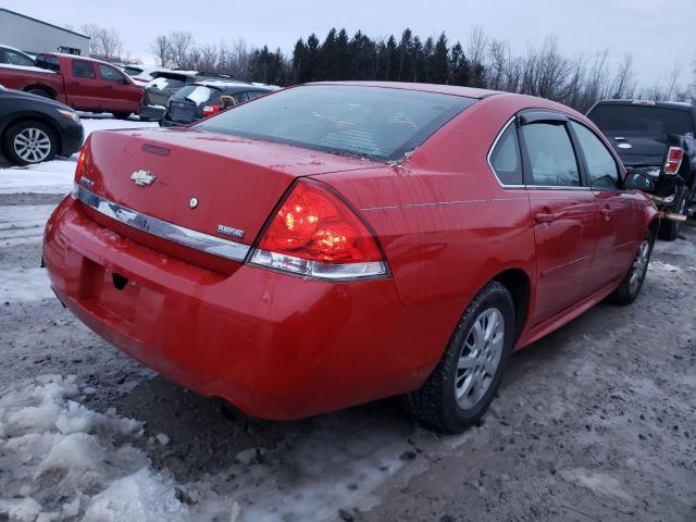 2G1WD5EM7B1216760 - 2011 CHEVROLET IMPALA POLICE RED photo 3