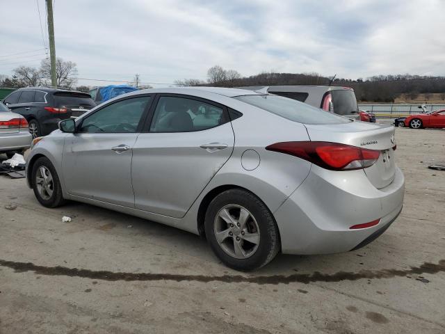 5NPDH4AE9FH641431 - 2015 HYUNDAI ELANTRA SE SILVER photo 2