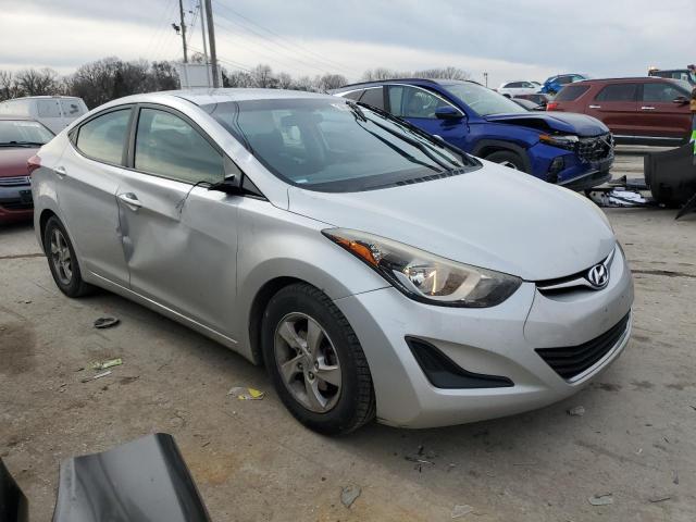 5NPDH4AE9FH641431 - 2015 HYUNDAI ELANTRA SE SILVER photo 4