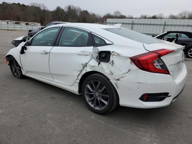 2HGFC1F75LH682757 - 2020 HONDA CIVIC EXL WHITE photo 2