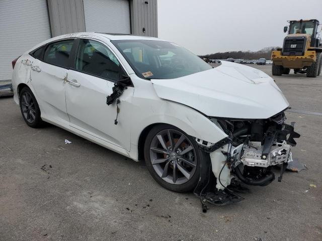 2HGFC1F75LH682757 - 2020 HONDA CIVIC EXL WHITE photo 4