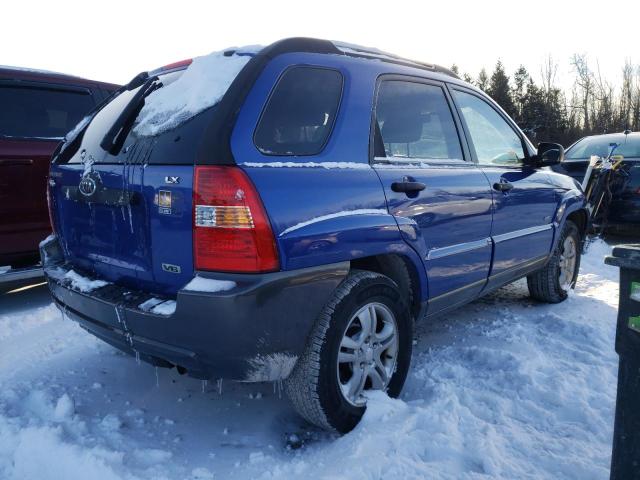 KNDJE723057094952 - 2005 KIA NEW SPORTA BLUE photo 3