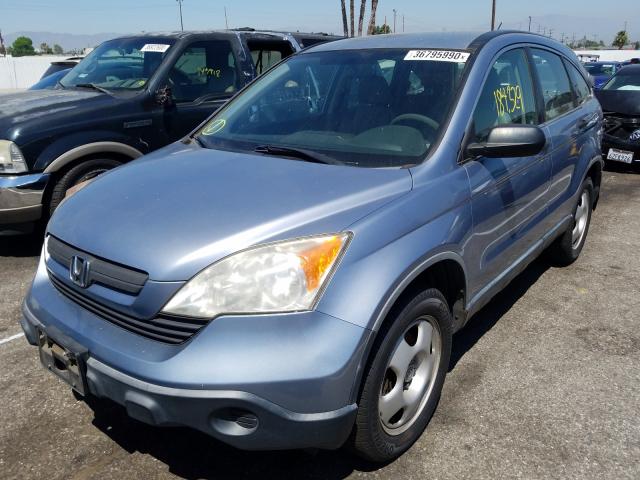 JHLRE38338C029272 - 2008 HONDA CR-V LX  photo 2