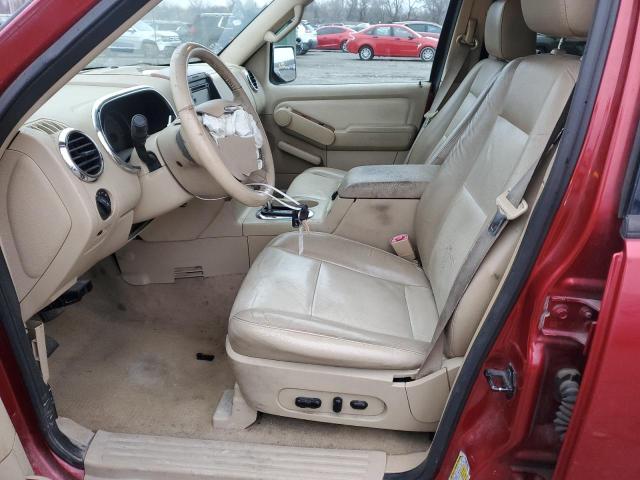 1FMEU64846UA39619 - 2006 FORD EXPLORER EDDIE BAUER RED photo 7