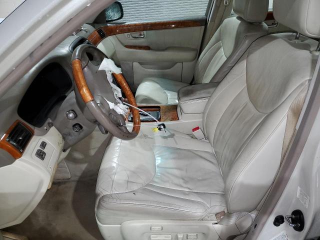 JTHBN30F810006841 - 2001 LEXUS LS 430 WHITE photo 7