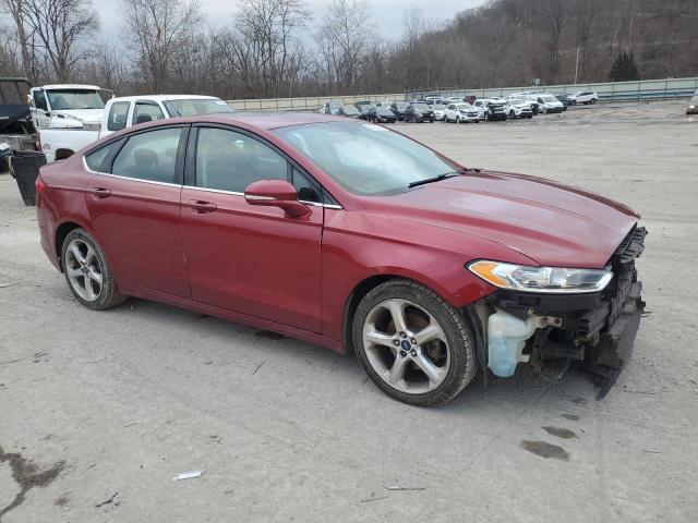 1FA6P0H74E5398577 - 2014 FORD FUSION SE RED photo 4