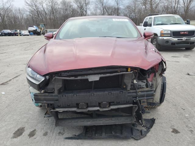 1FA6P0H74E5398577 - 2014 FORD FUSION SE RED photo 5