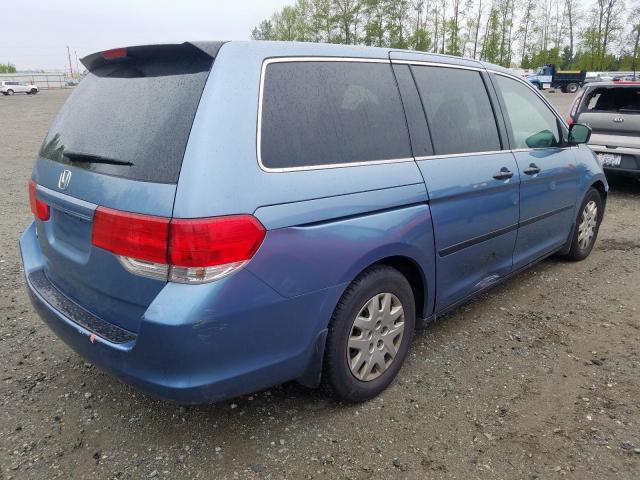 5FNRL38279B040855 - 2009 HONDA ODYSSEY LX  photo 4