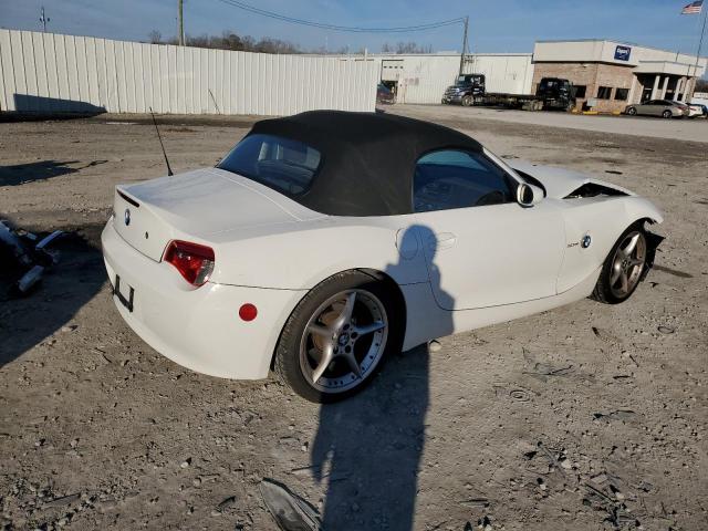 4USBU53537LX03192 - 2007 BMW Z4 3.0SI WHITE photo 3