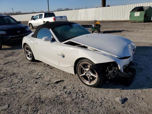 4USBU53537LX03192 - 2007 BMW Z4 3.0SI WHITE photo 4