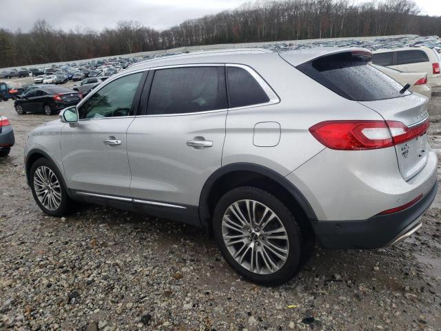 2LMTJ8LR8GBL41593 - 2016 LINCOLN MKX RESERVE SILVER photo 2