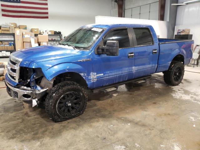 1FTFW1ET4DKD65115 - 2013 FORD F150 SUPERCREW BLUE photo 1