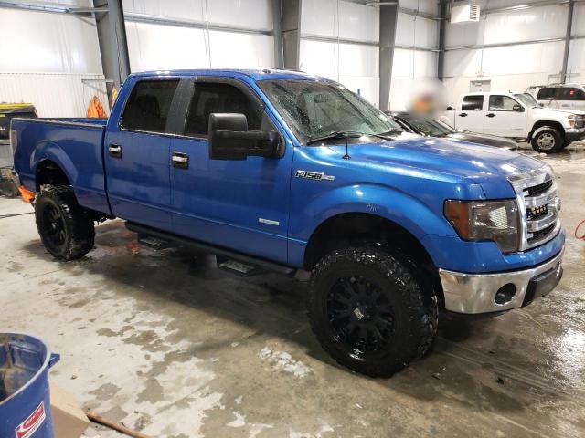 1FTFW1ET4DKD65115 - 2013 FORD F150 SUPERCREW BLUE photo 4