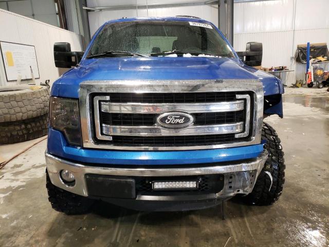 1FTFW1ET4DKD65115 - 2013 FORD F150 SUPERCREW BLUE photo 5