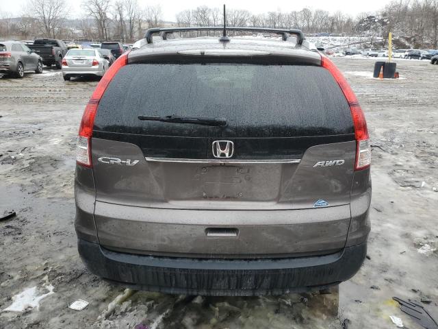 2HKRM4H77EH642147 - 2014 HONDA CR-V EXL GRAY photo 6