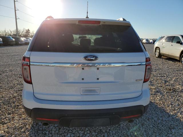 1FM5K8B89FGB42862 - 2015 FORD EXPLORER WHITE photo 6